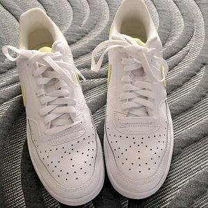 Nike women’s  size 10 sneaker. Neon yellow and white.